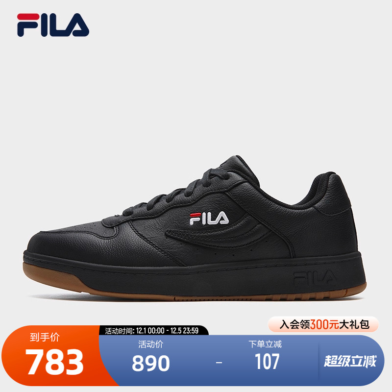 FILA 斐乐官方男鞋FX-100 摩登板鞋2025冬季新款时尚休闲鞋运动鞋