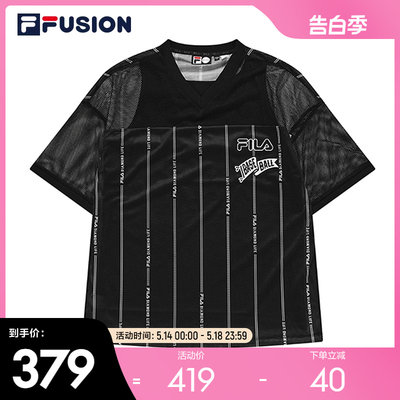 FILAFUSION斐乐潮牌女子短袖T