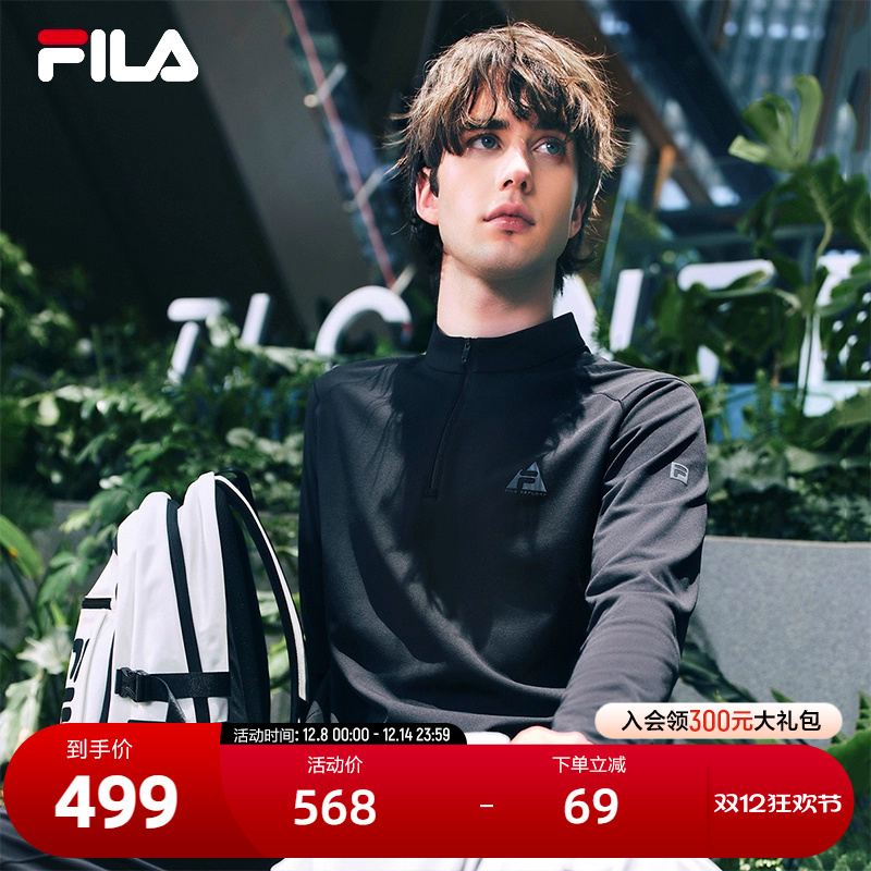 FILA斐乐针织长袖上衣