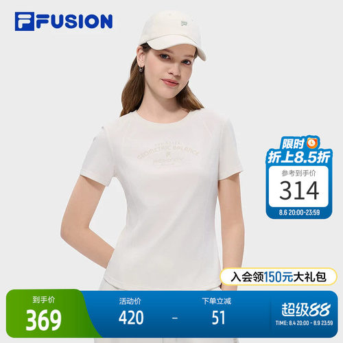 FILAFUSION斐乐女子短袖T