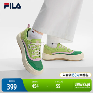FILA 斐乐官方女鞋JELLYFISH摩登帆布鞋2025夏季新款水母鞋休闲鞋