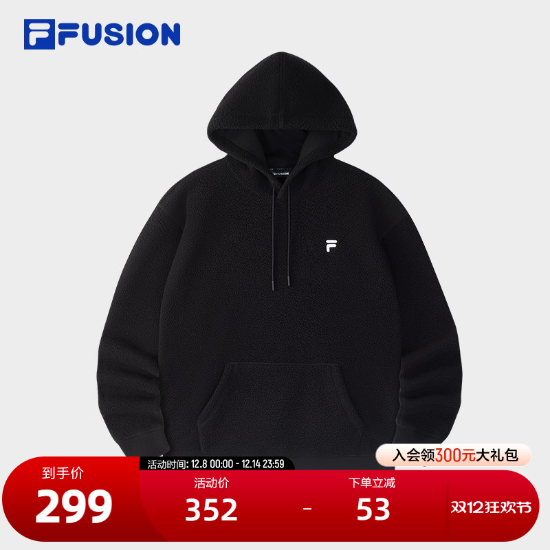 FILAFUSION斐乐针织连帽上衣