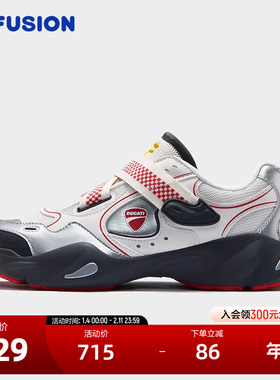FILA FUSION斐乐潮牌WAVELET x DUCATI厚底潮鞋女2025夏款水滴鞋