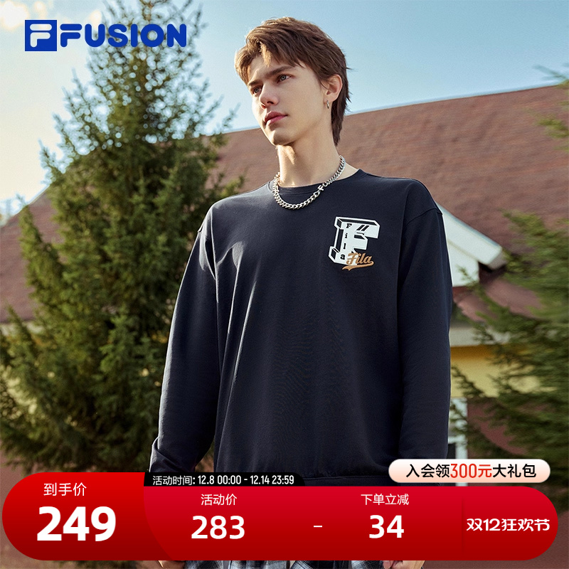 FILAFUSION斐乐男士针织套头衫