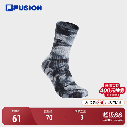 FILAFUSION斐乐潮牌中腰袜