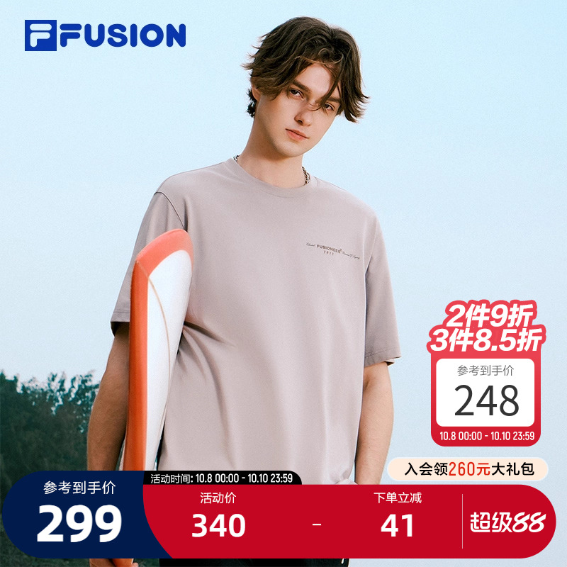 FILAFUSION斐乐男子短袖T