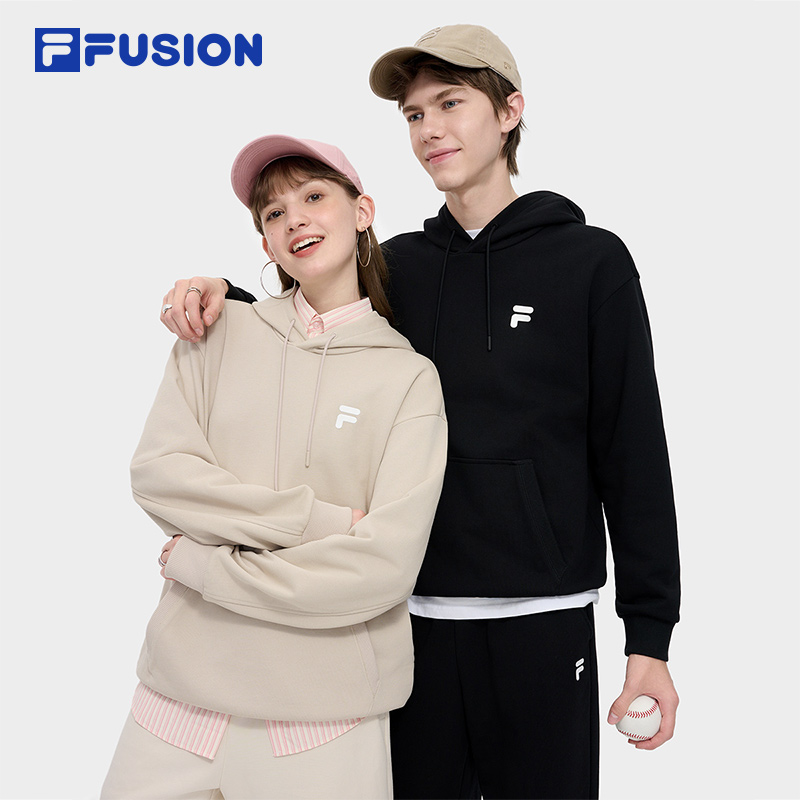 FILAFUSION斐乐情侣连帽卫衣