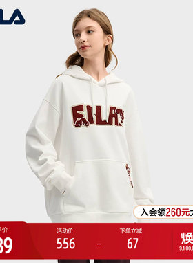 FILA斐乐情侣针织连帽上衣