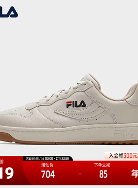 FILA 斐乐官方女鞋FX-100 摩登板鞋2025冬季新款时尚休闲鞋运动鞋
