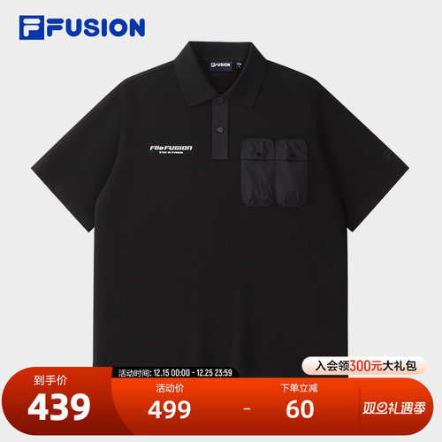 FILAFUSION斐乐男子短袖POLO