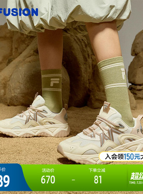 FILA FUSION斐乐潮牌FREEROAM机能潮鞋女2025夏新款漫游鞋休闲鞋