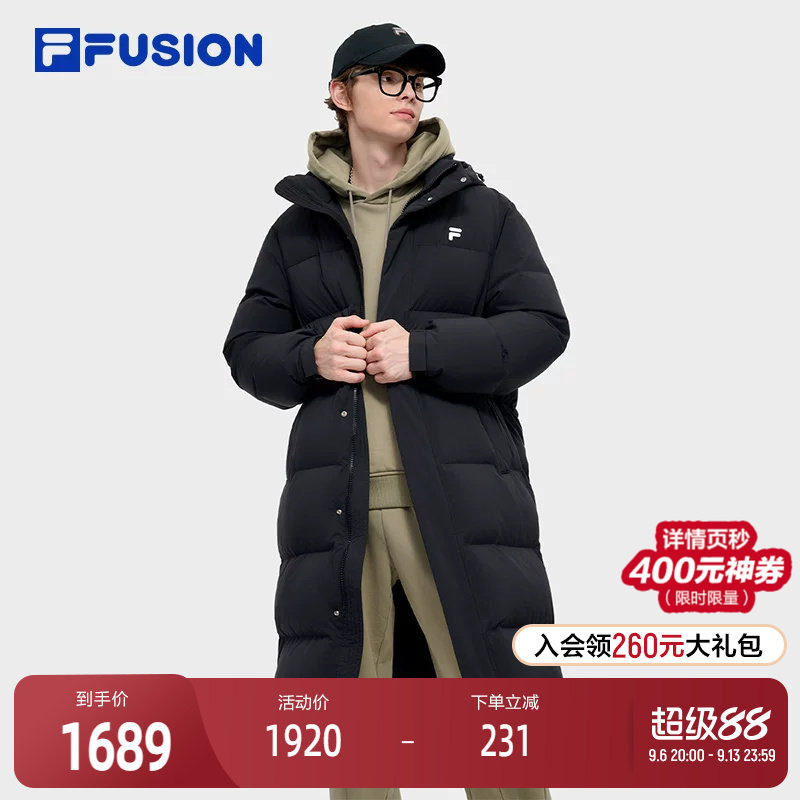 FILAFUSION斐乐男子长羽绒服
