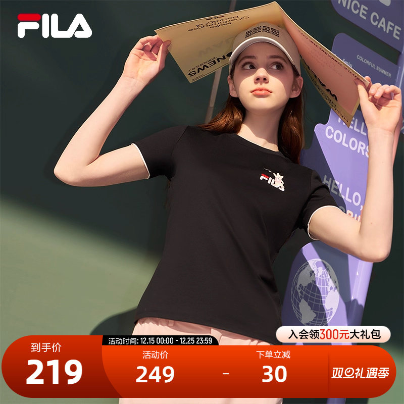 FILA斐乐女士针织短袖衫