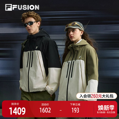 FILAFUSION斐乐梭织上衣两件套