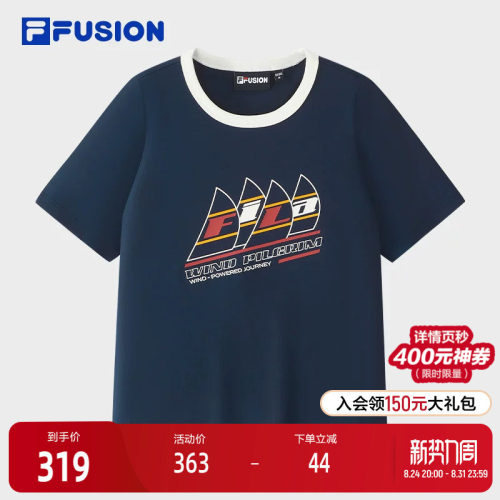 FILAFUSION斐乐女子短袖T