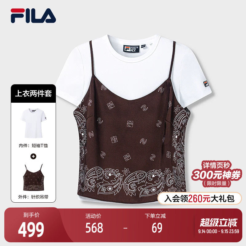 FILA斐乐女士休闲短袖T图片