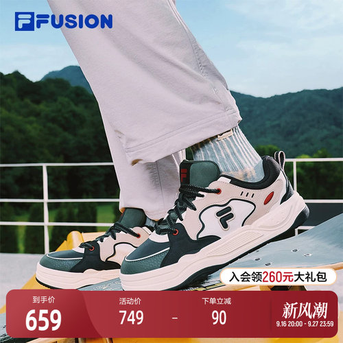 FILAFUSION斐乐男士滑板生活鞋