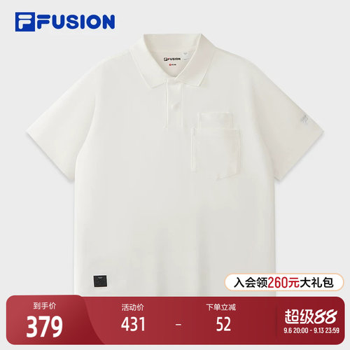 FILAFUSION斐乐潮牌短袖POLO