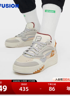 FILA FUSION斐乐潮牌女鞋DESPERADO LOW复古篮球鞋冬款运动鞋