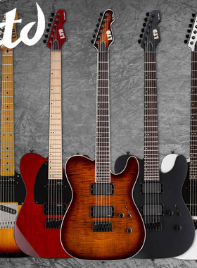 ESP印尼产LTD电吉他TELE复古做旧LTE200RTSB电吉他舞台演出乐器