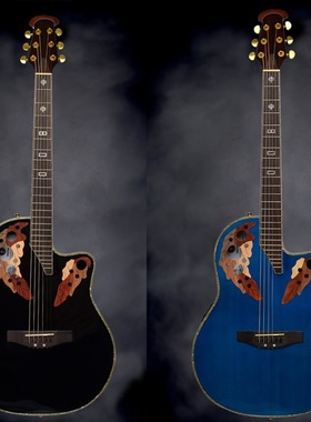 入门吉他民谣木吉他初学者41寸男女生葡萄孔jita电箱吉他黄贯中款