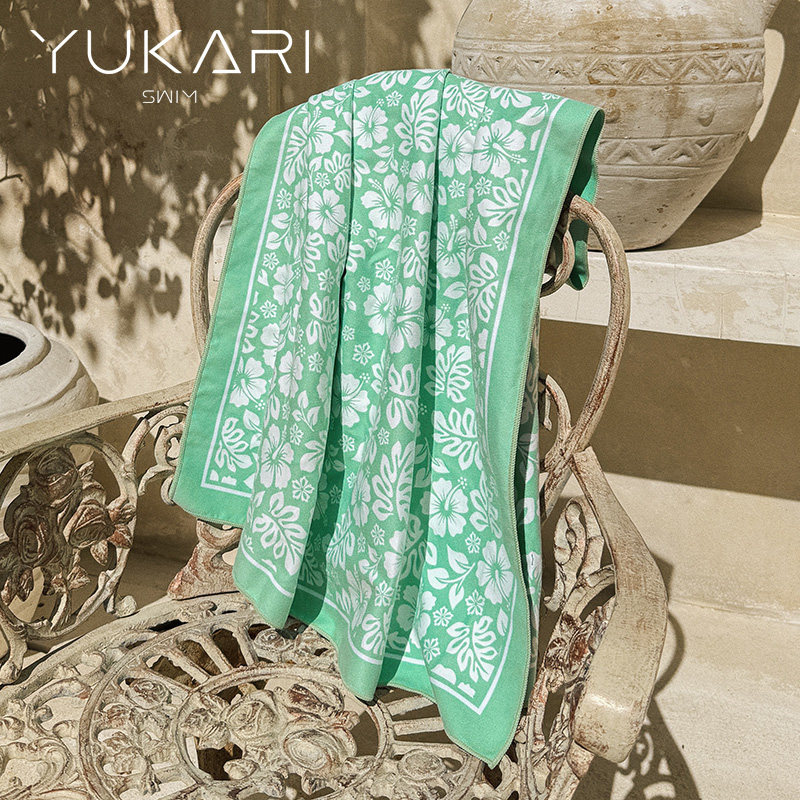 Yukari swim沙滩巾海边度假防晒披肩不占沙沙滩毯游泳速干吸水巾