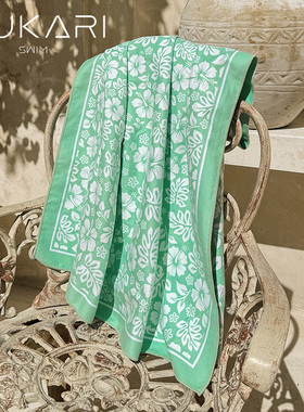 Yukari swim沙滩巾海边度假防晒披肩不占沙沙滩毯游泳速干吸水巾