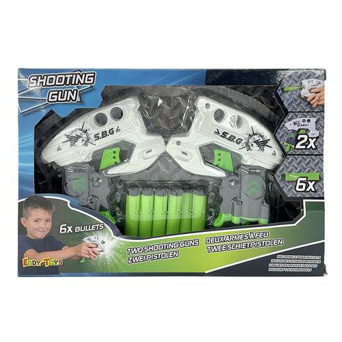 EDDY toys shooting gun儿童安全软弹枪小手枪短枪发射器玩具枪