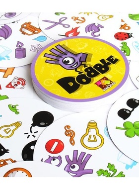 Dobble嗒宝小子Chrono法国流行教育益智卡牌亲子互动儿童桌面游戏