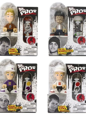 Tech Deck Pros 世嘉手指滑板卡通人偶经典套装收藏指尖技巧玩具