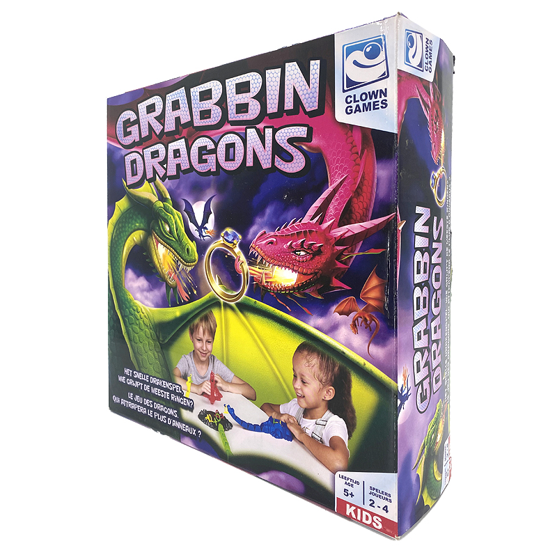 Grabbing Dragons复古地下城欲望魔龙抢夺戒指宝藏儿童游戏玩具