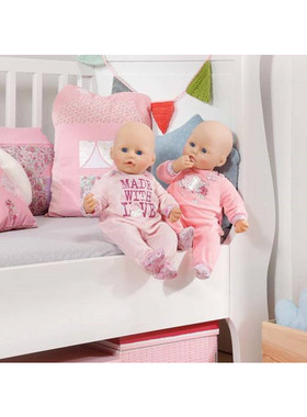 ZAPF夏芙ANNABELL安娜46cm仿真娃娃配件服饰冬装毛绒连体衣服裤子