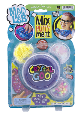 MAD LAB史莱姆解压水晶泥亮片彩珠混合物材料安全彩泥儿童diy玩具