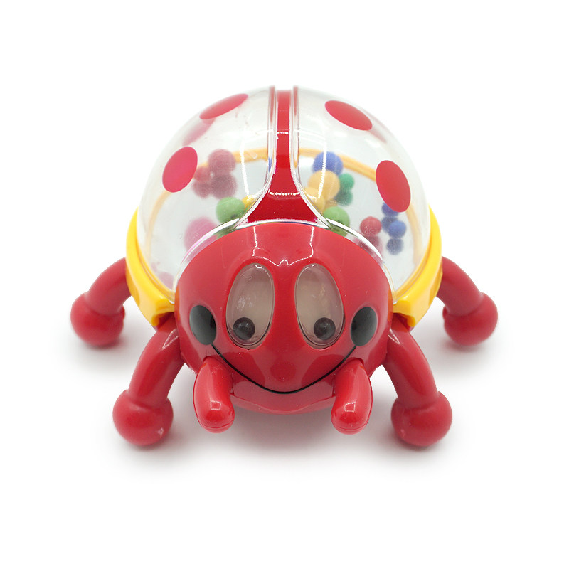 Simba 仙霸婴幼儿弹簧七星瓢虫摇铃认知益智按压变形早教益智玩具
