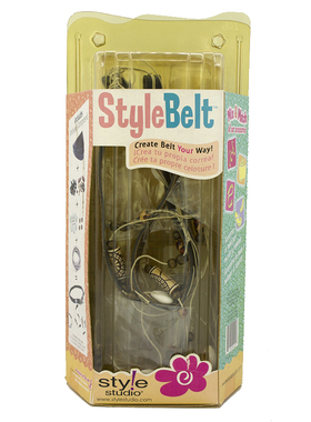 STYLE STUDIO belt儿童创意玩具手工DIY制作串珠子贝壳pu腰带礼物