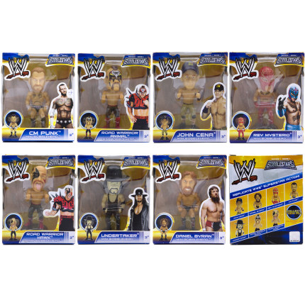 WWE bobblestars北美正版摔跤手公仔玩偶John Cena头部摇摆手办
