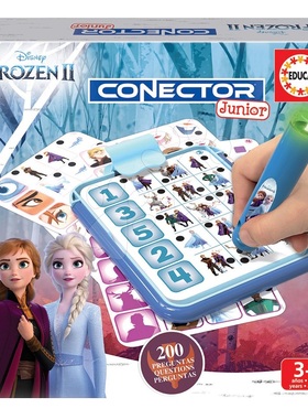 Educa欧美Conector Junior 早教认知发光笔学习卡图案数字配对笔