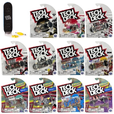 美国Tech Deck Fingerboard指尖运动翻转跷跷板稀有收藏手指滑板