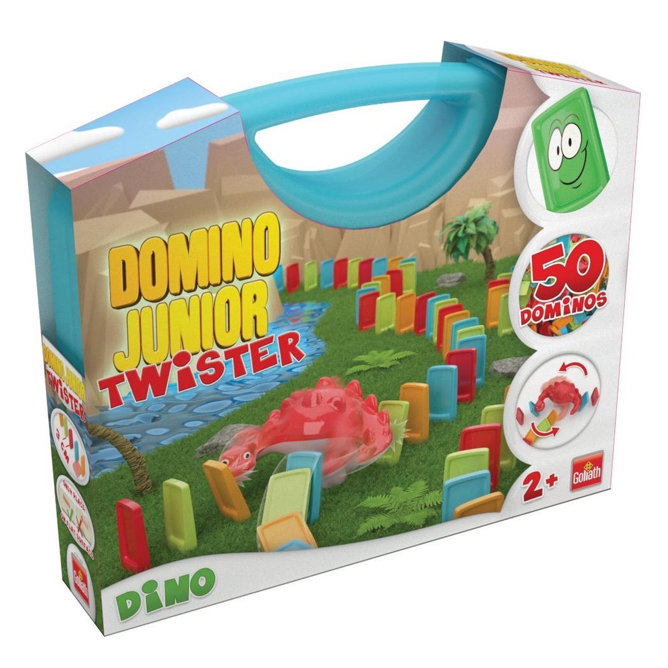 Goliath Domino Junior Twister 欧版恐龙颤抖多米诺骨牌儿童玩具