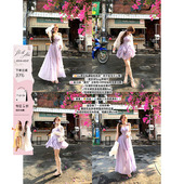 微胖大码 新款 连衣裙 甜辣双生绝美三穿吊带雪纺裙女夏季 安妮不火