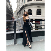 微胖大码 新款 显瘦连衣裙 开叉鱼尾吊带裙女收腰2024夏季 安妮不火