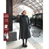 微胖大码 安妮不火 格雷系双排扣毛呢外套女2025秋冬新款 呢子大衣