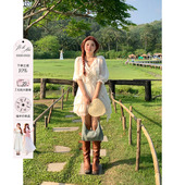 微胖大码 安妮不火 新款 浪漫荷叶边连衣裙女2024夏季 气质裙子 法式