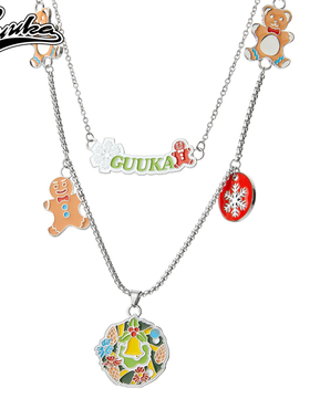 古由卡圣诞礼物情侣项链