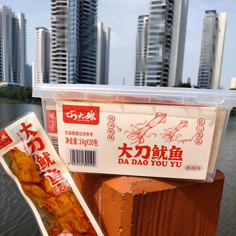 巧大娘香辣即食手撕鱿鱼片