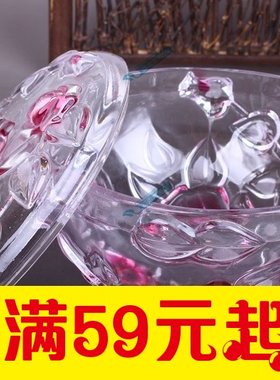 海客瑞斯H0271带盖红玫糖缸