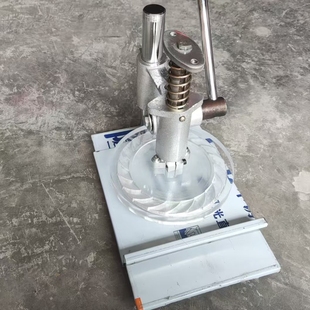 新款 大饼机商用花纹 手动压饼机砍边烧饼披萨机手抓饼肉夹馍手压式