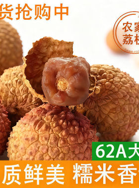 新鲜福建精选荔枝干壳薄肉厚非特级妃子笑荔枝糯米大果干货送礼