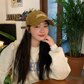 帽型超赞～韩版 百搭休闲棒球帽子女春季 显脸小软顶刺绣鸭舌帽男潮