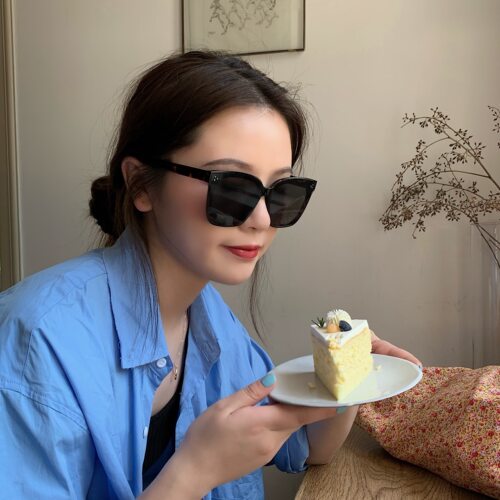 走走韩版大框墨镜女时尚防紫外线